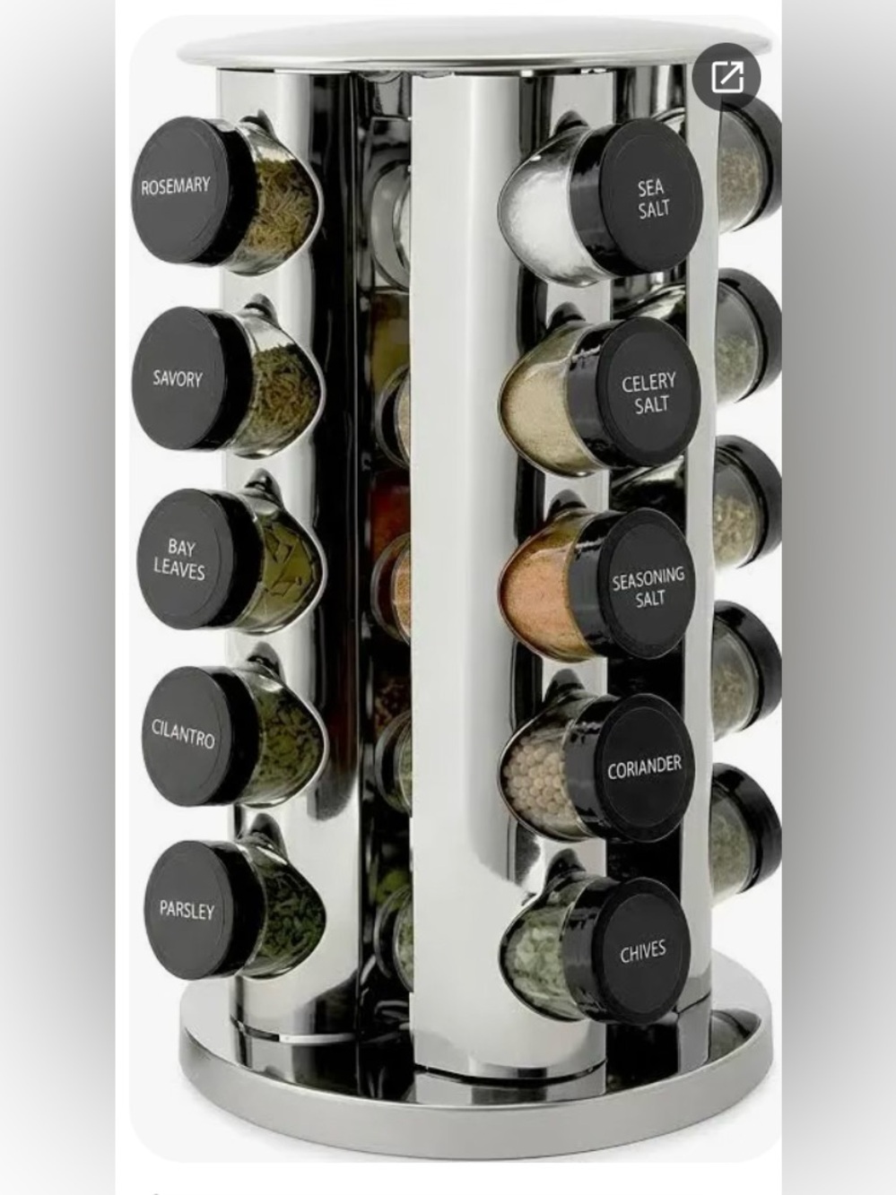 Countertop Spice Rack Organizer